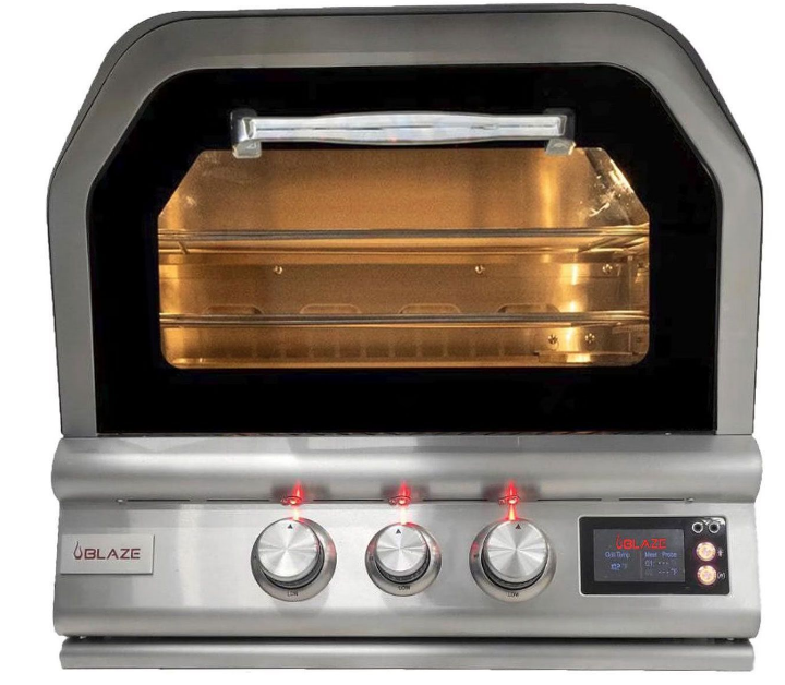 26-Inch Built-In Gas Outdoor Pizza Oven