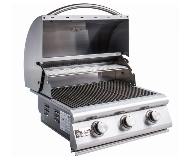LBM 25-Inch 3-Burner Built-In Gas Grill