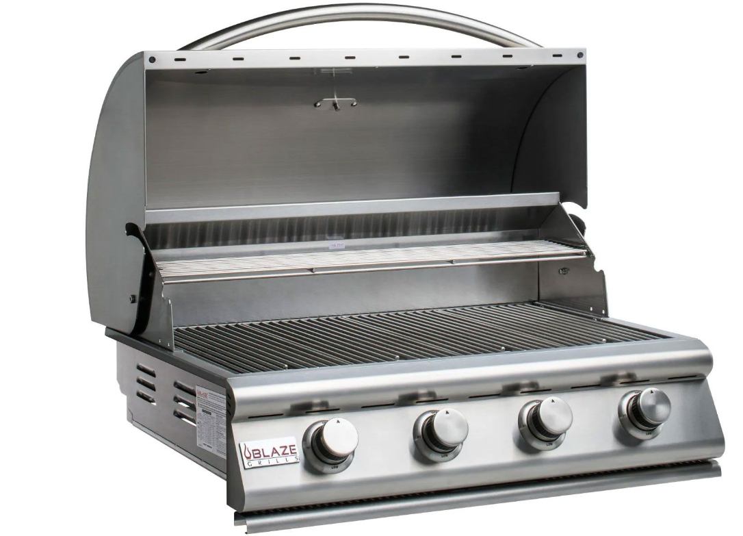 LBM 32-Inch 4-Burner Built-In Gas Grill