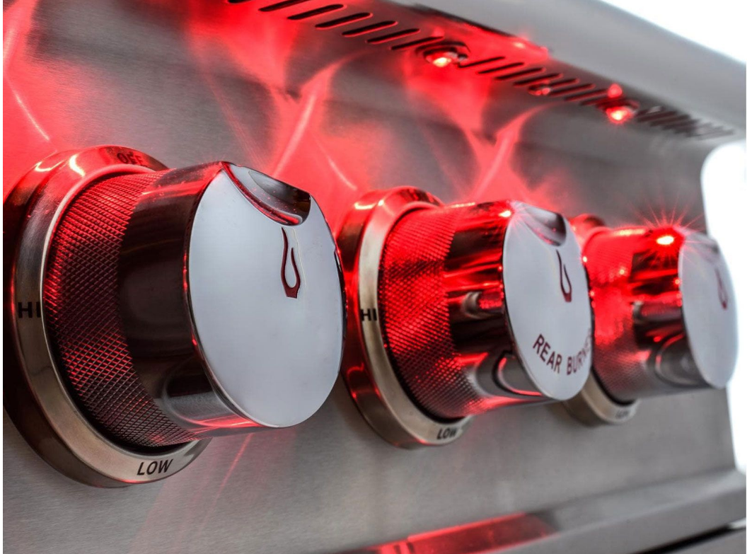 LUX 34-Inch 3-Burner Built-In Gas Gril