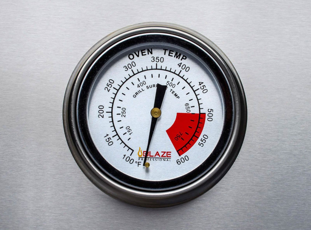 LUX 34-Inch 3-Burner Built-In Gas Gril