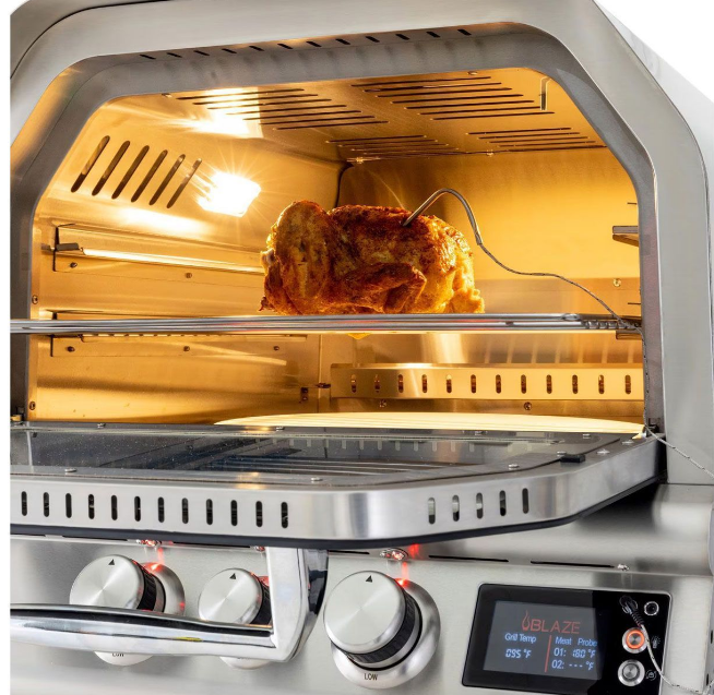 26-Inch Built-In Gas Outdoor Pizza Oven